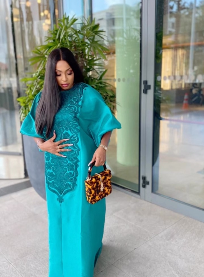 African Clothes African Embroidery Dresses Chic Adaoha Embroidered