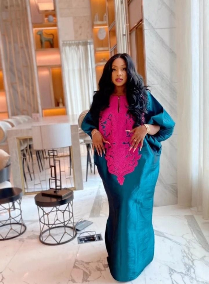 Adaoha Embroidered Boubou Dress - African Kaftan Dress, Bubu Dress For ...