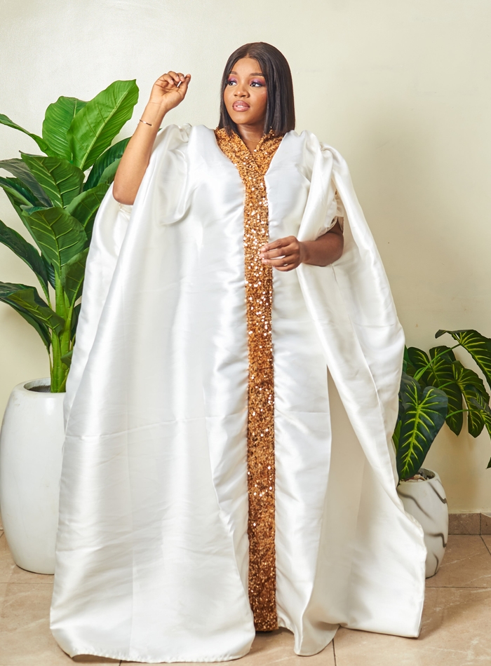 Adebisi Gold Plated Boubou Gown