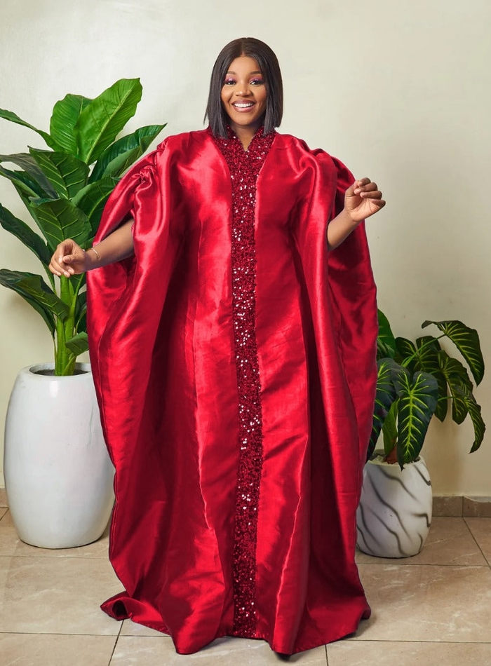 Women's African Print Mikado Boubou