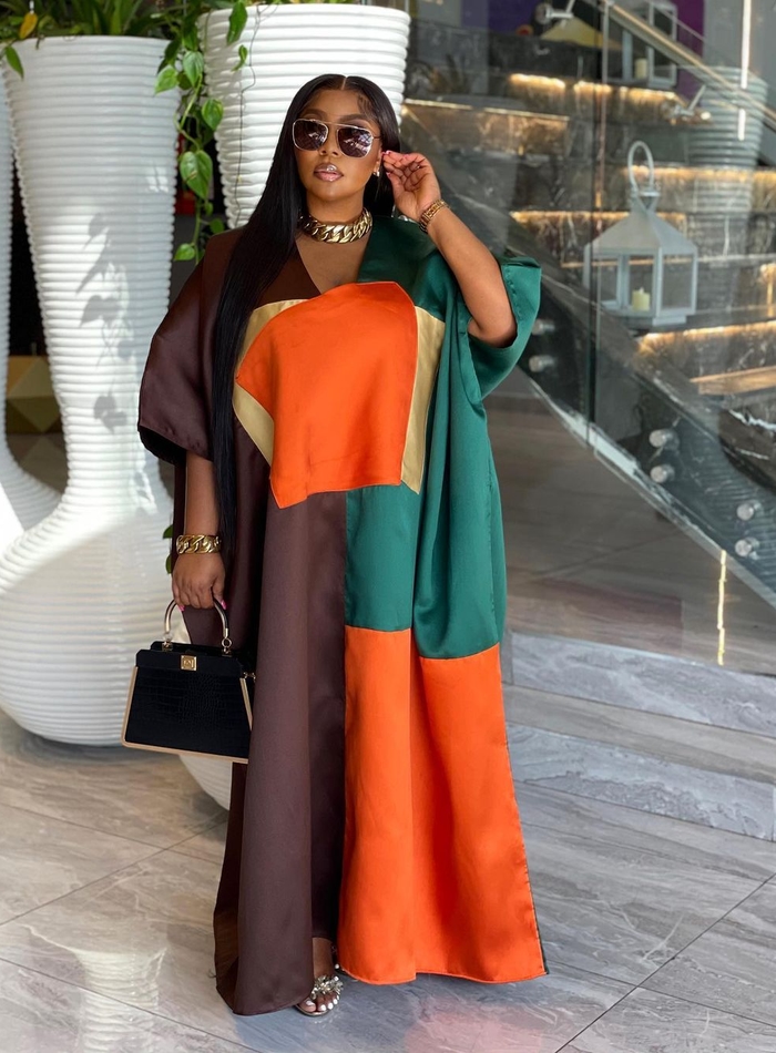 Classy Color Code Bubu Dress