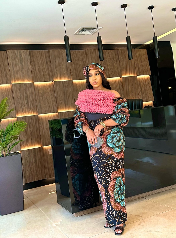 Long Ankara Gown
