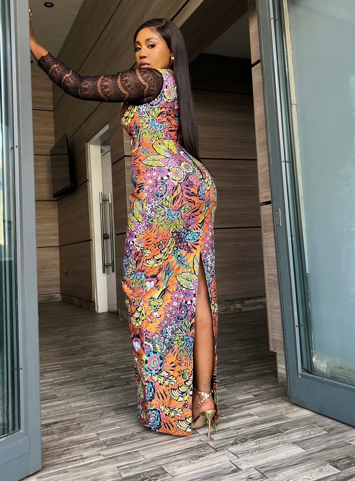 Fashion Long Fitted Ankara Gowns Hasana Ankara Dress African